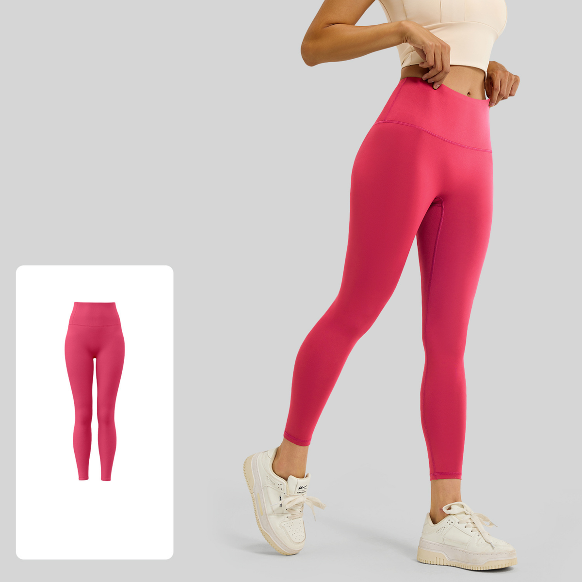 Runner's High-Waist Seamless Training Tights