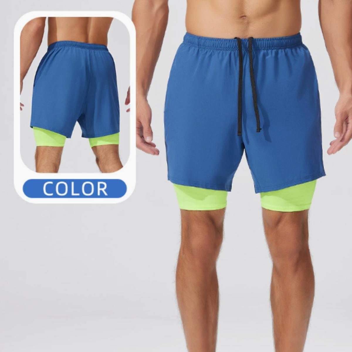 Men's 2-in-1 Running Shorts