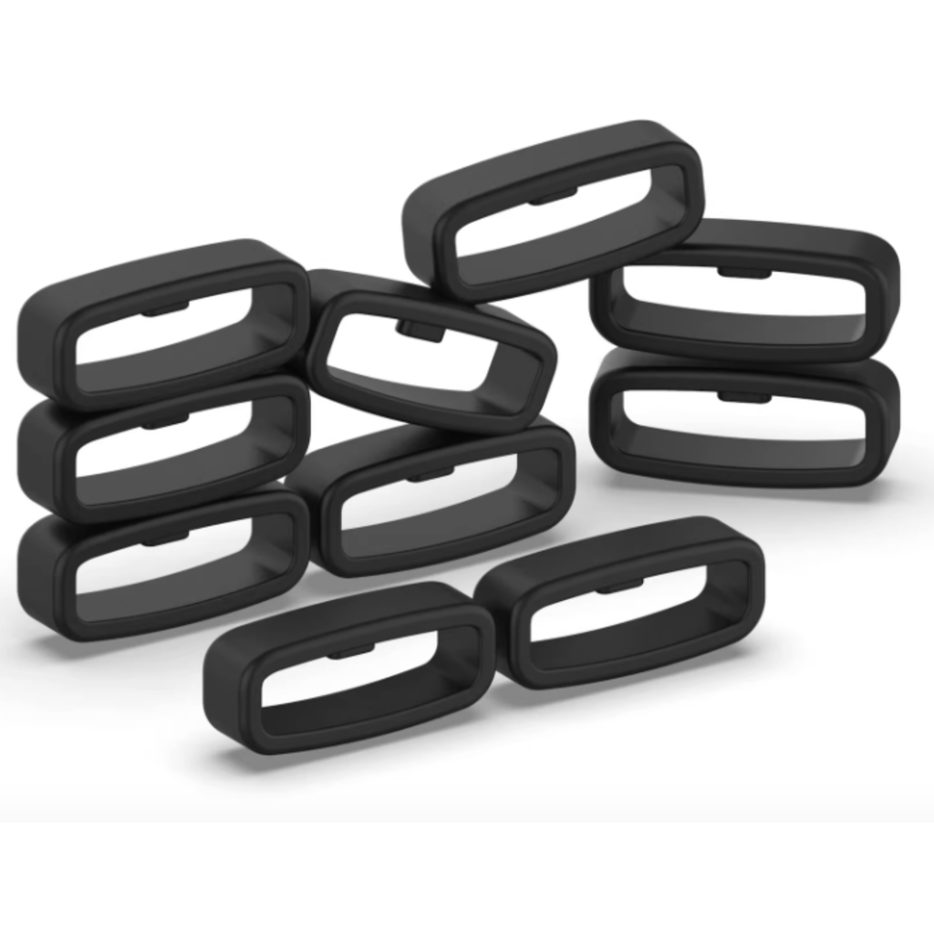 Silicone Watch Band Keeper Loops — 20mm/22mm Compatible