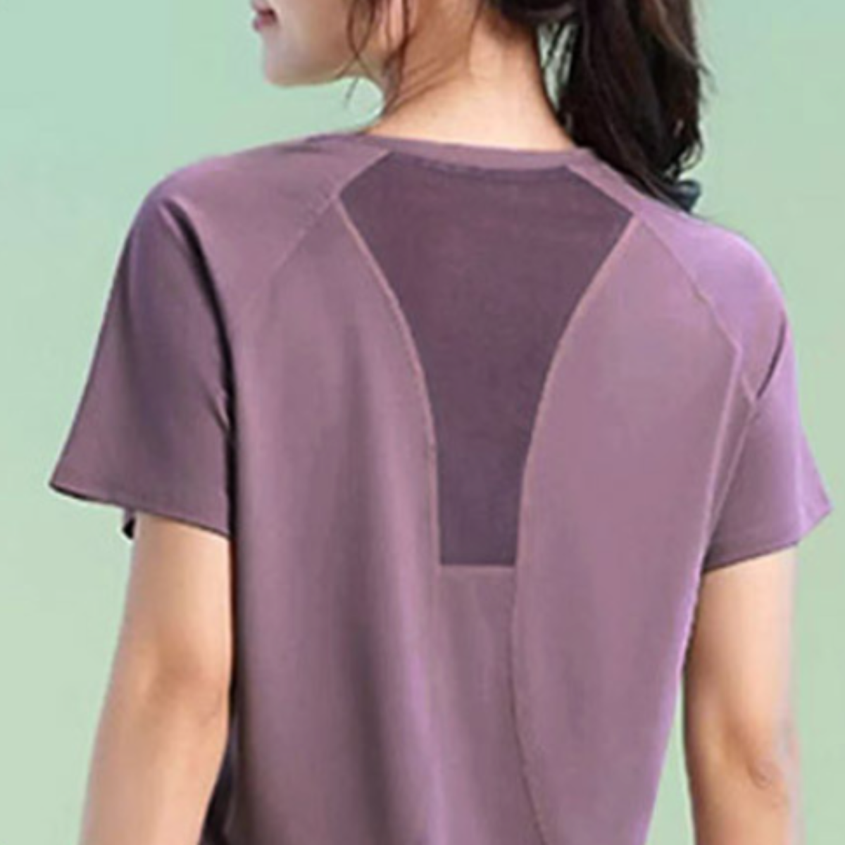 Women's Athletic Mesh-Back Running Top