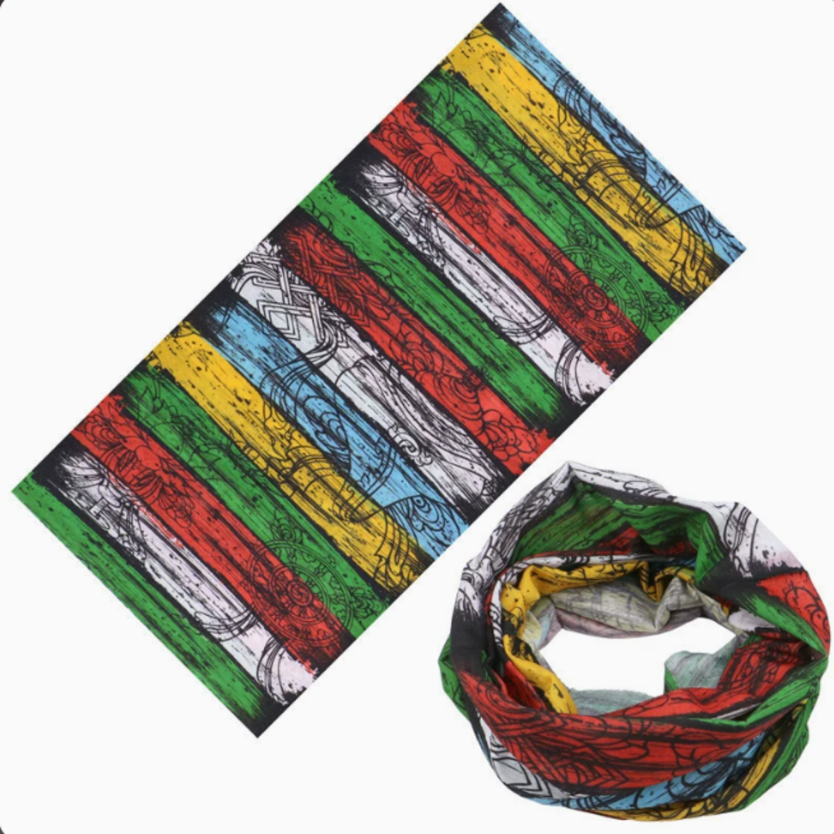 UV Protection Neck Gaiter Buff – Running & Cycling