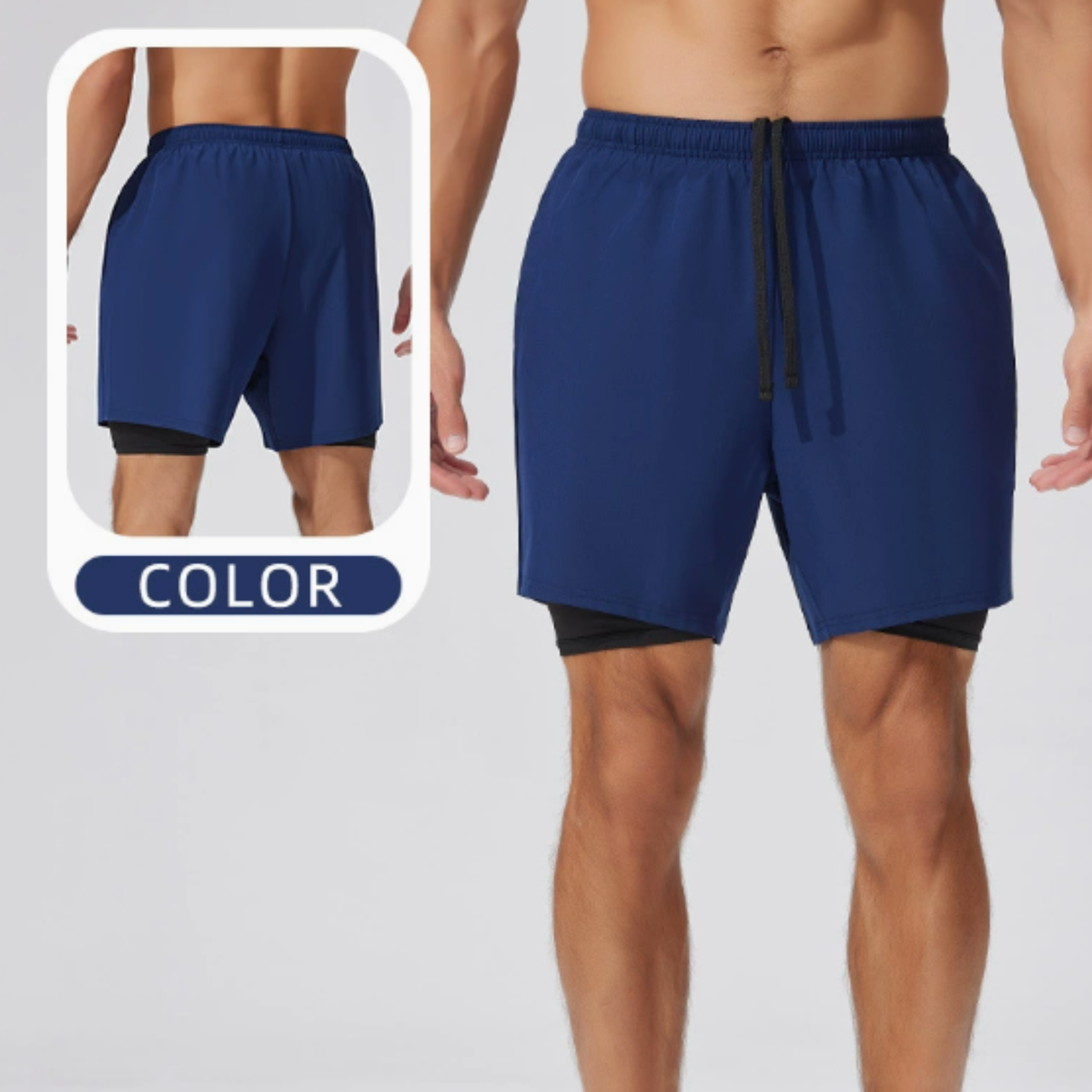 Men's 2-in-1 Running Shorts