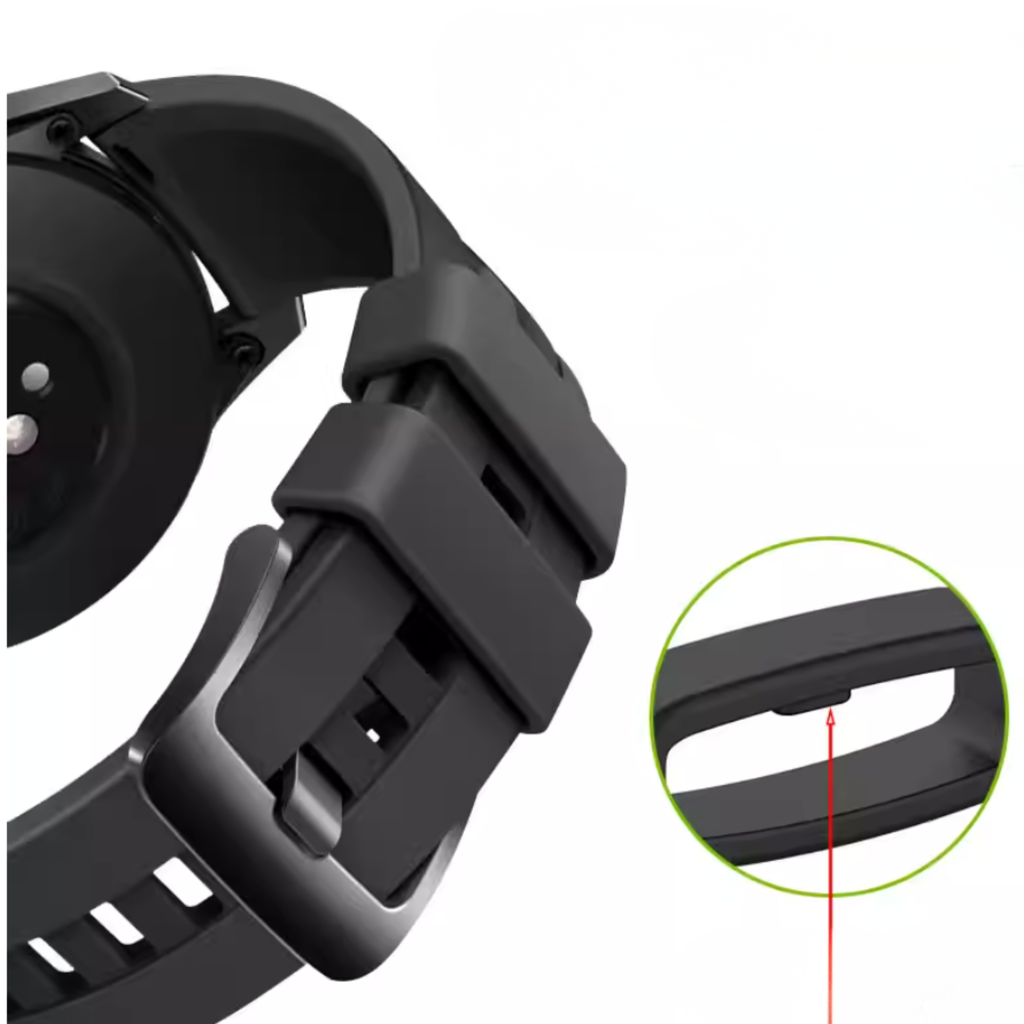 Silicone Watch Band Keeper Loops — 20mm/22mm Compatible