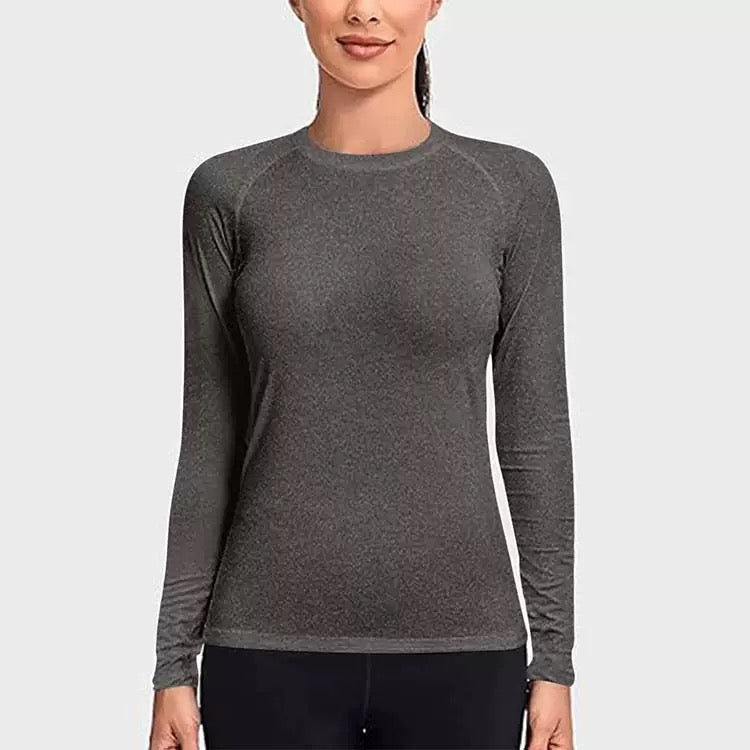 Women's  Base Layer Round Neck Slim Top