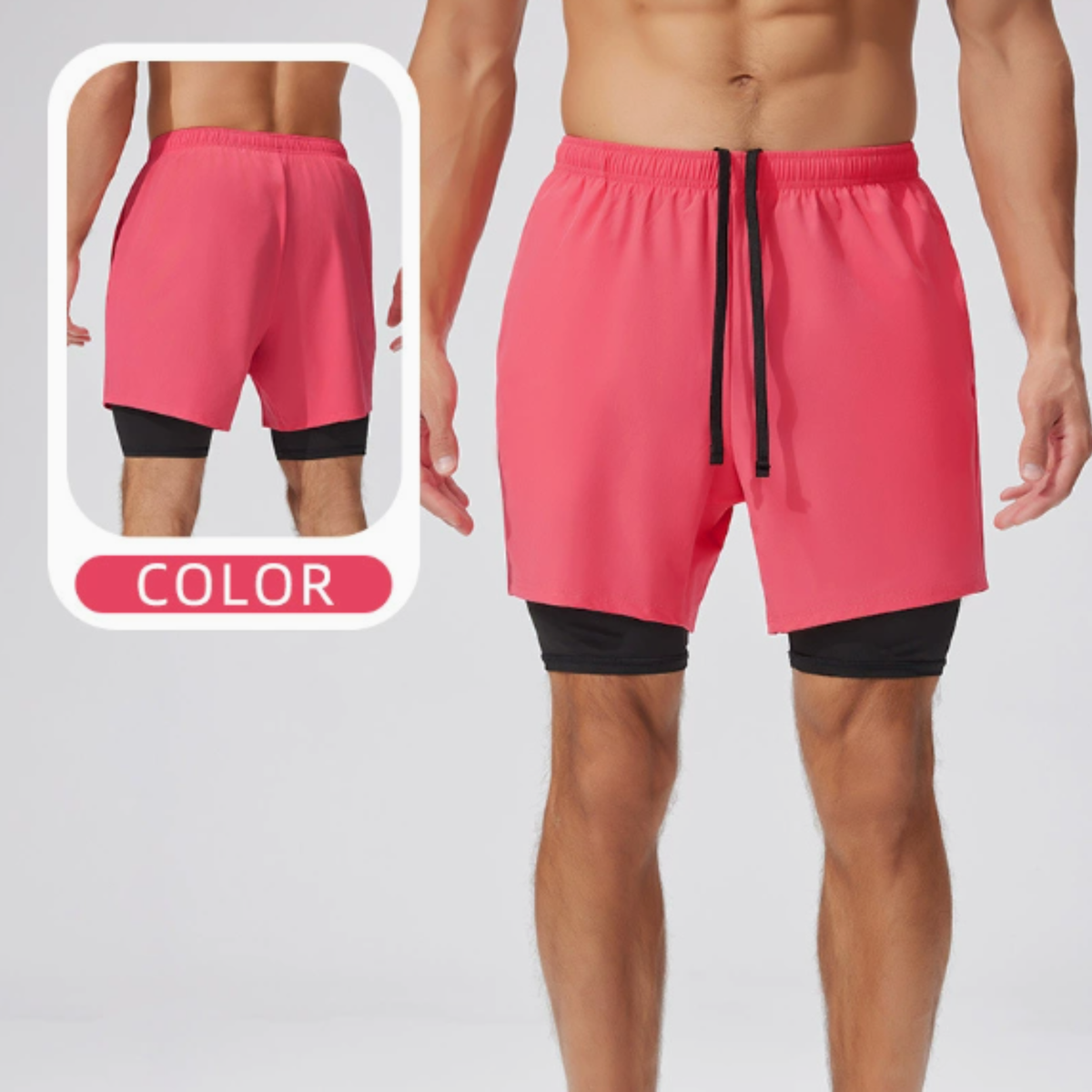 Men's 2-in-1 Running Shorts