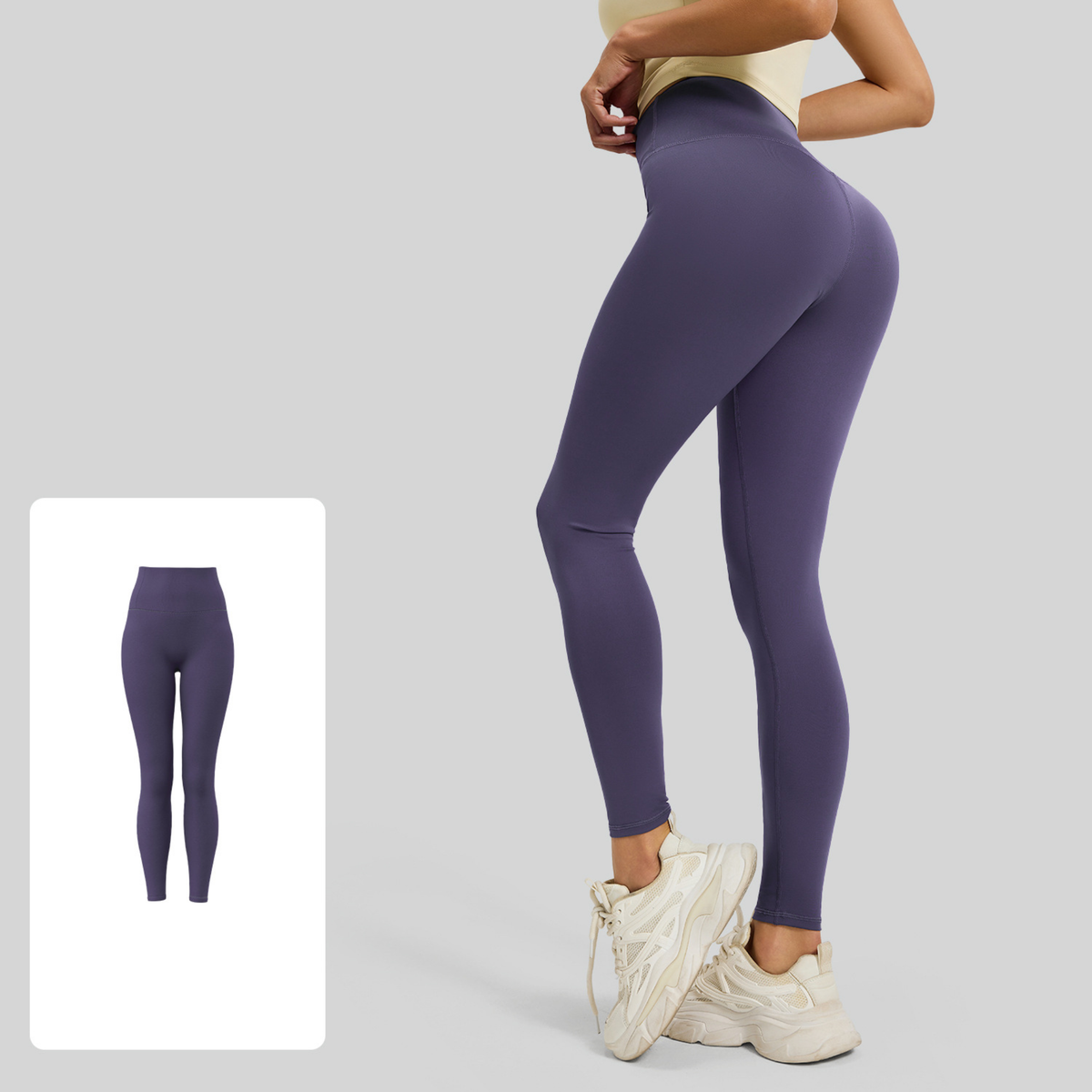 Runner's High-Waist Seamless Training Tights