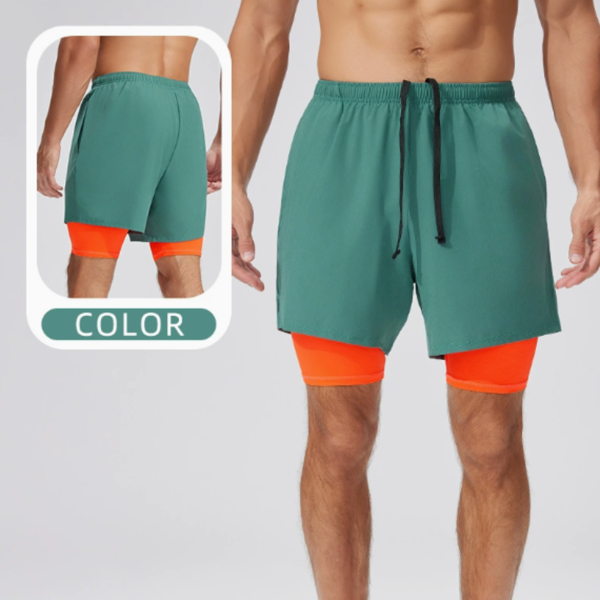 Men's 2-in-1 Running Shorts