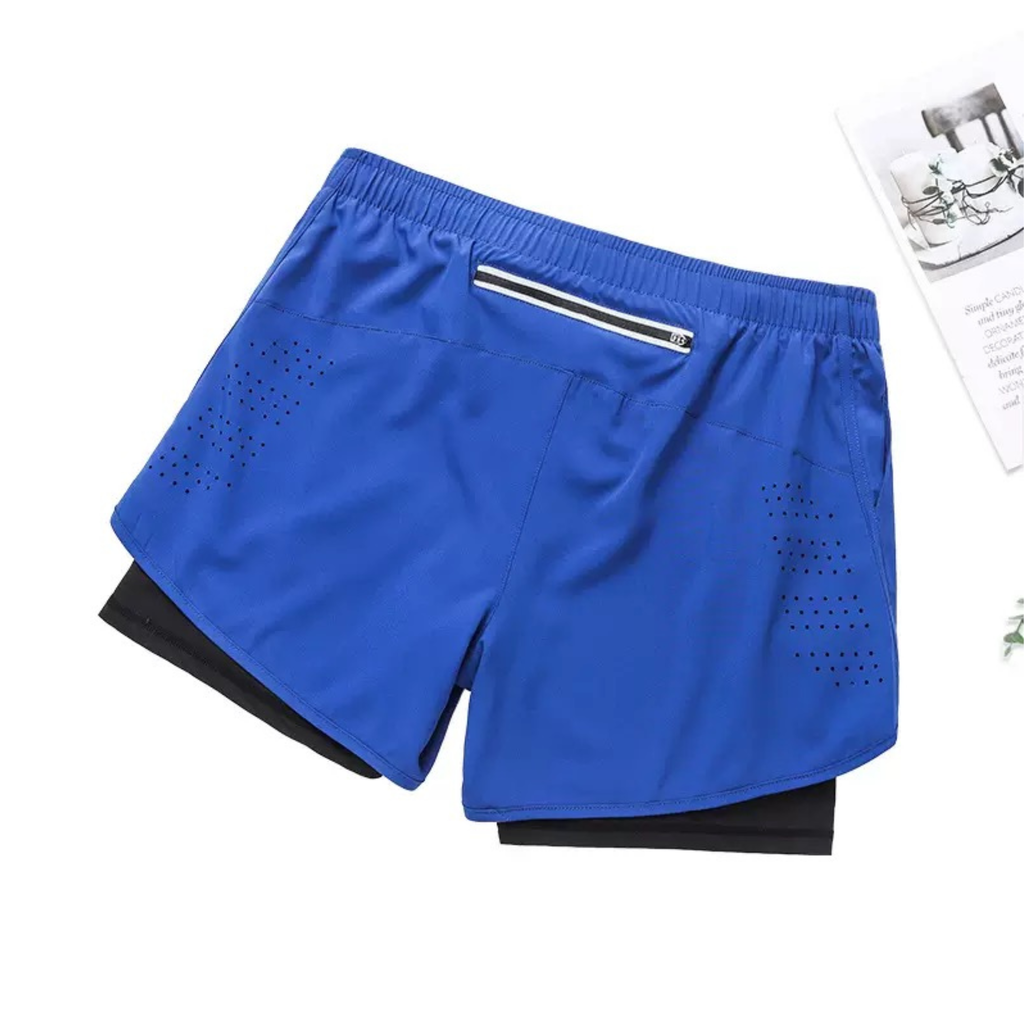 Summer Sports Shorts Men's Quick-drying Breathable Double-layer Anti-exposure