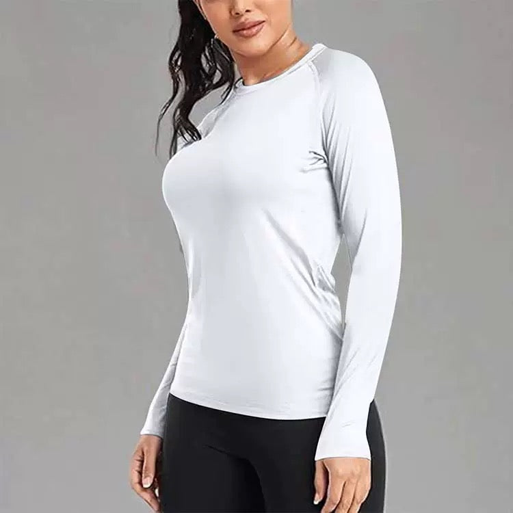 Women's  Base Layer Round Neck Slim Top