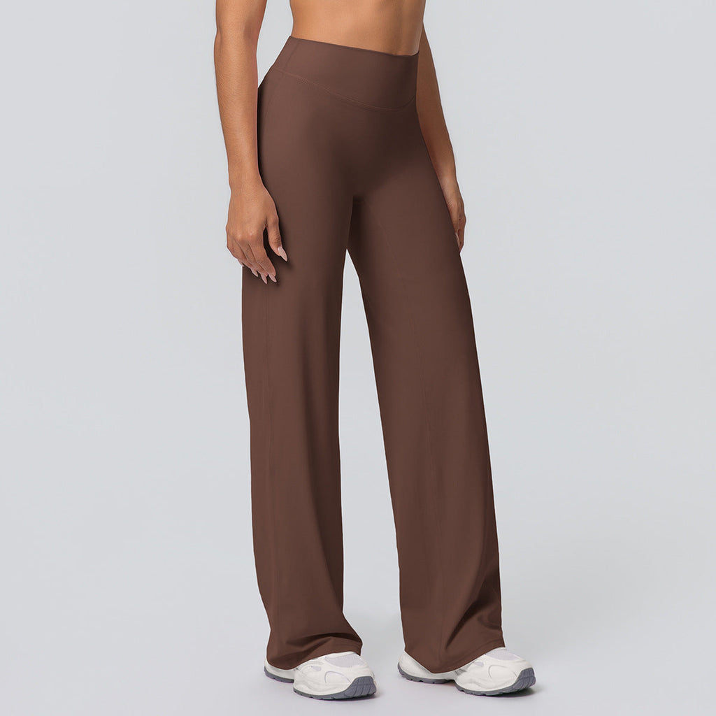 Wide-leg yoga pants lifestyle shot