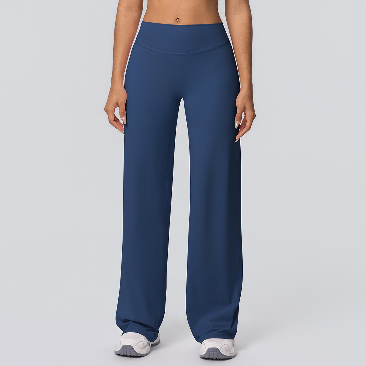 Wide-leg yoga pants in brown