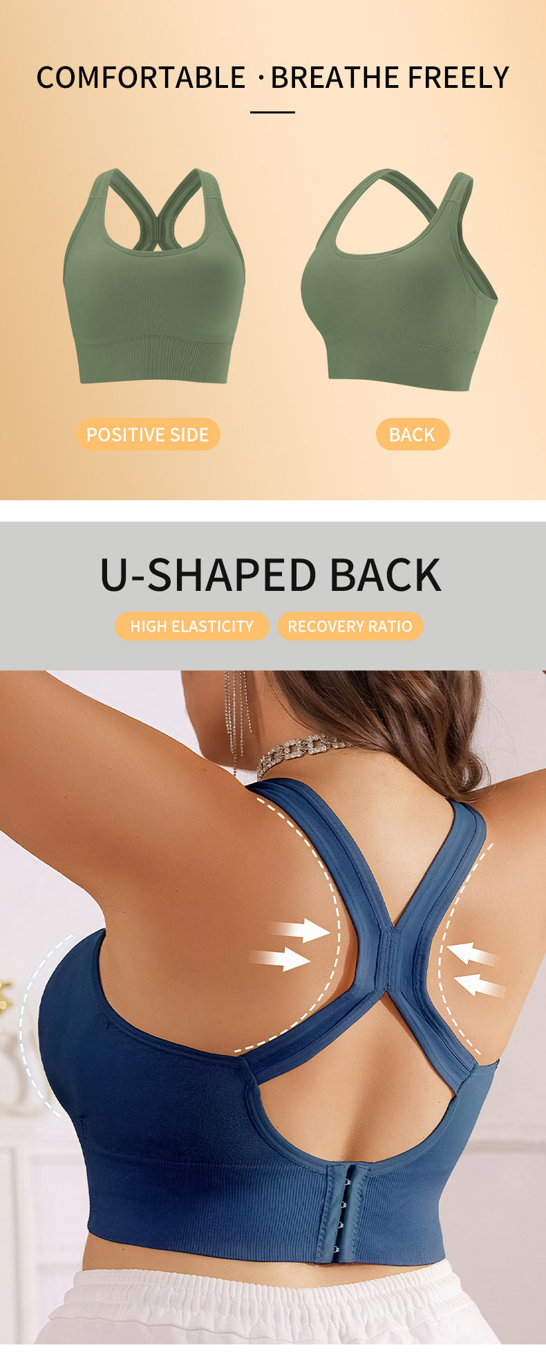 Women's Plus Size Sports Bra