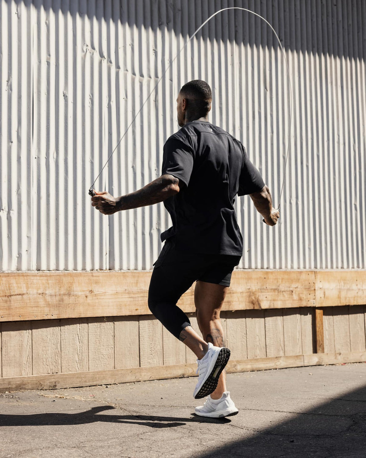 Men's Elastic Fitness Running Shorts