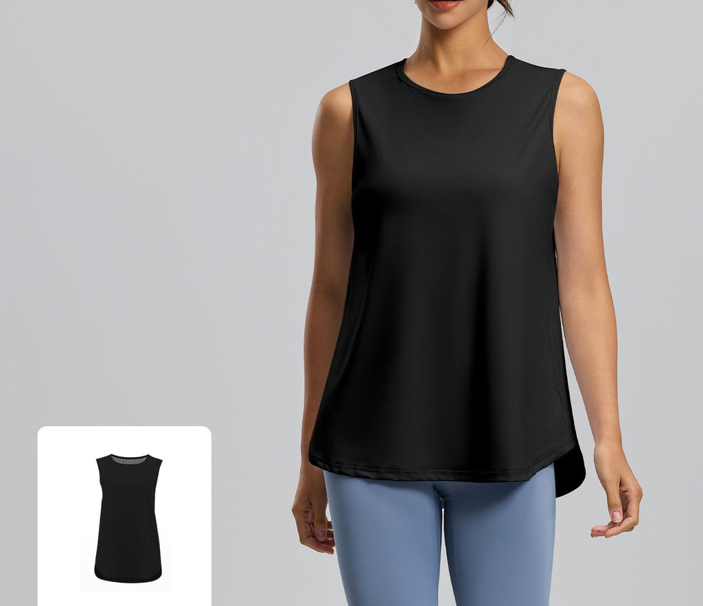 Women's Loose-Fit Sleeveless Yoga Vest