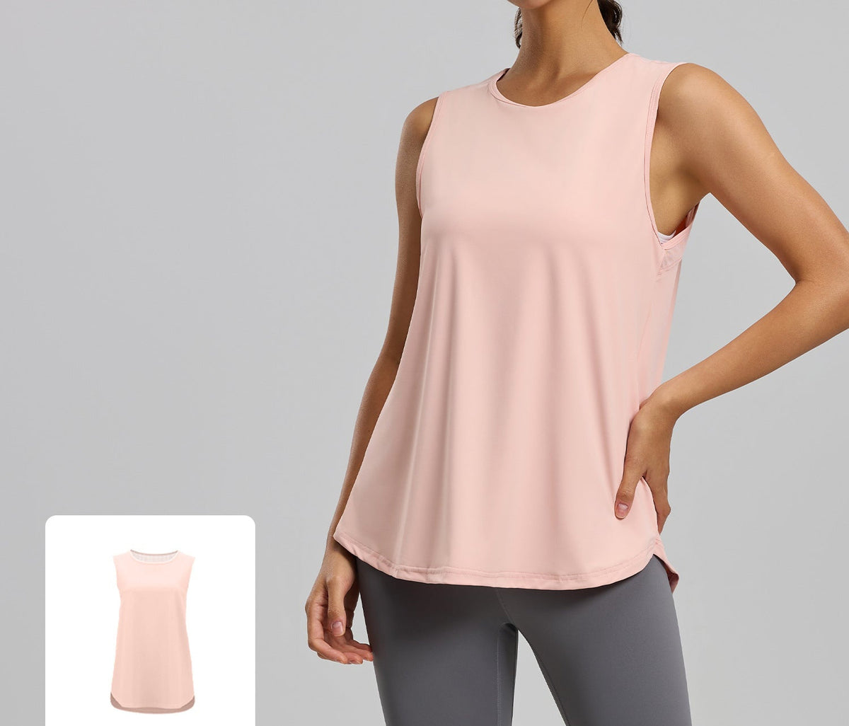 Women's Loose-Fit Sleeveless Yoga Vest