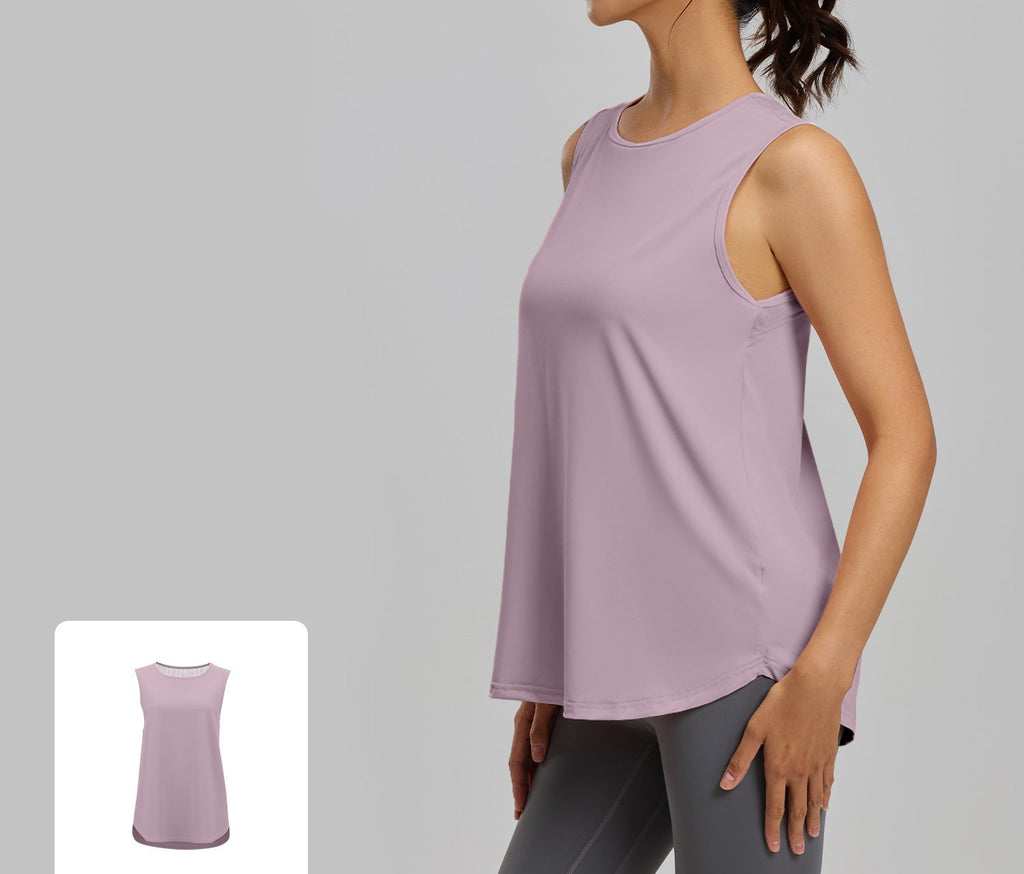 Women's Loose-Fit Sleeveless Yoga Vest