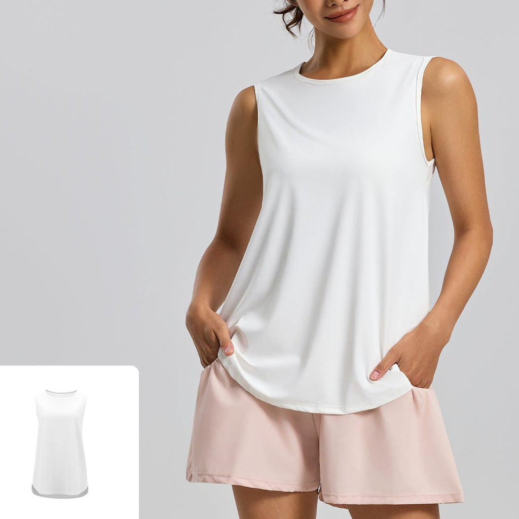 Women's Loose-Fit Sleeveless Yoga Vest